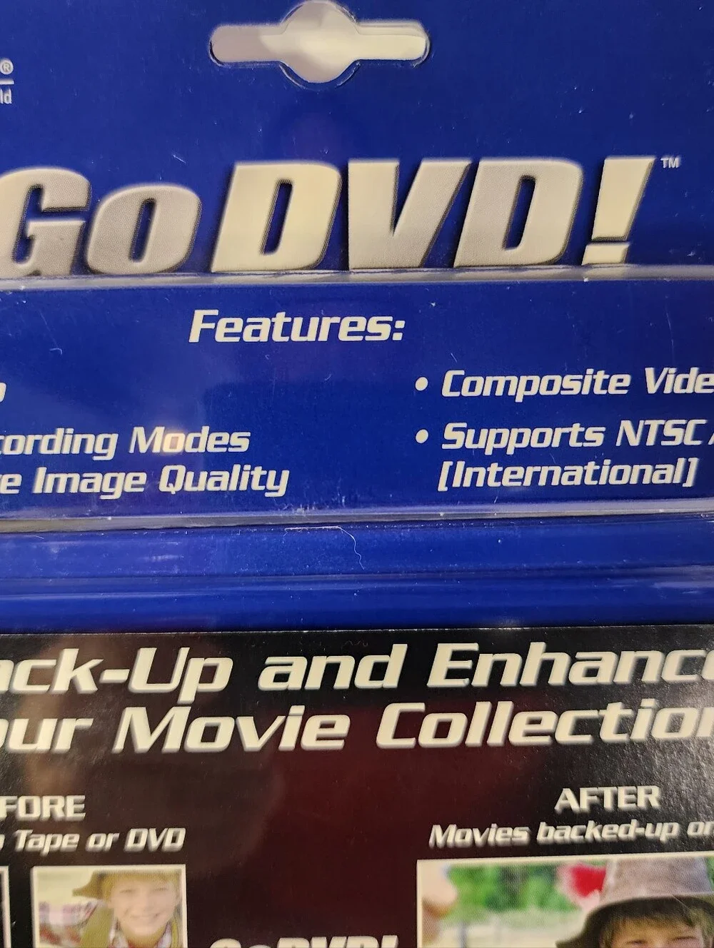 Go DVD Back up Your Movie Collection, Allows One Touch DVD Recording CT-200 NEW